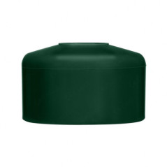 Grüne Pfostenkappen rund für die Pfostendurchmesser 38 mm Zaunabdeckung in Grün 