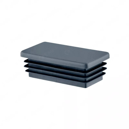 Lamellenstopfen rechteckig 30x60 mm Anthrazit – Endkappen | EMFA