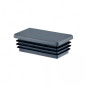 Lamellenstopfen rechteckig 30x60 mm Anthrazit – Endkappen | EMFA