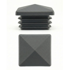 Pyramidenkappe für Vierkantrohre aus PE 80x80 EMFA GmbH