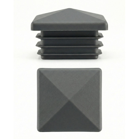 Pyramidenkappe für Vierkantrohre aus PE 80x80 EMFA GmbH