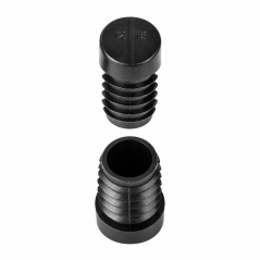 Schräger Lamellenstopfen für Rundrohr 18 mm - H 13,7 mm Lamellenstopfen für Rundrohr 18 EMFA GmbH