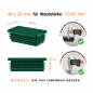 Lamellenstopfen rechteckig 20x40 mm Grün – Endkappen | EMFA