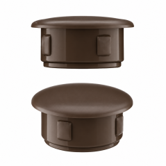 Abdeckkappen für Bohrlöcher 20 mm Braun – Blindstopfen EMFA
