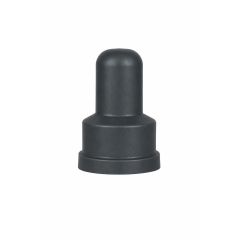 Verlängerte Schutzkappe für Schrauben und Muttern mit Unterlegscheibensitz aus PE M12 H44 Schutzkappe für Muttern M12 EMFA GmbH