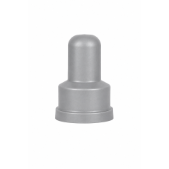 Verlängerte Schutzkappe für Schrauben und Muttern mit Unterlegscheibensitz aus PE M12 H44 Schutzkappe für Muttern M12 EMFA GmbH
