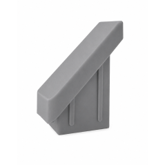 Schräger Kunststoff-Innenstopfen 45° für Zaunpfosten 20x30 mm Endkappe EMFA GmbH
