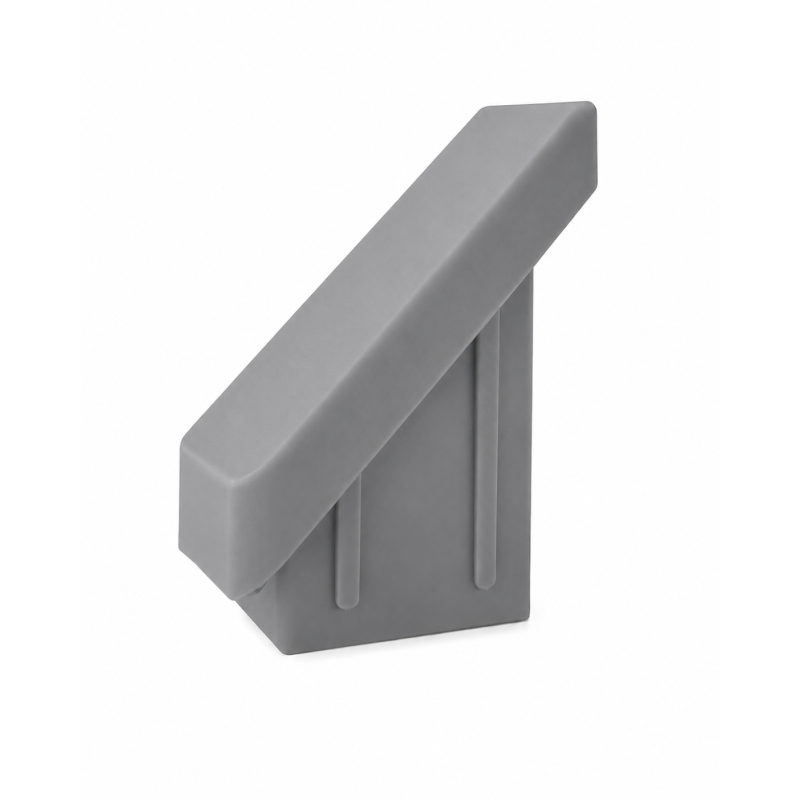 Schräger Kunststoff-Innenstopfen 45° für Zaunpfosten 20x30 mm Grau Schräger Kunststoff-Innenstopfen 45° für Zaunpfosten 20x30 mm Grau