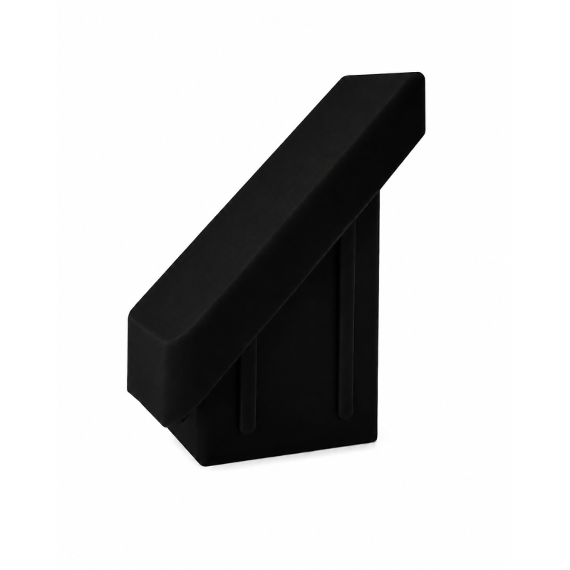 Schräger Kunststoff-Innenstopfen 45° für Zaunpfosten 80x80 mm Schwarz Schräger Kunststoff-Innenstopfen 45° für Zaunpfosten 80x80 mm Schwarz
