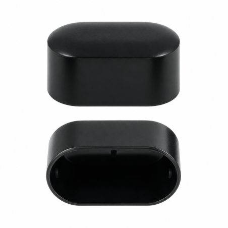 Ovalrohrkappe 15x30 mm Außenkappe für ovale Rohre EMFA GmbH