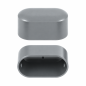 Ovalrohrkappe 20x38 mm Außenkappe für ovale Rohre EMFA GmbH