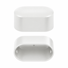 Ovalrohrkappe 20x38 mm Außenkappe für ovale Rohre EMFA GmbH