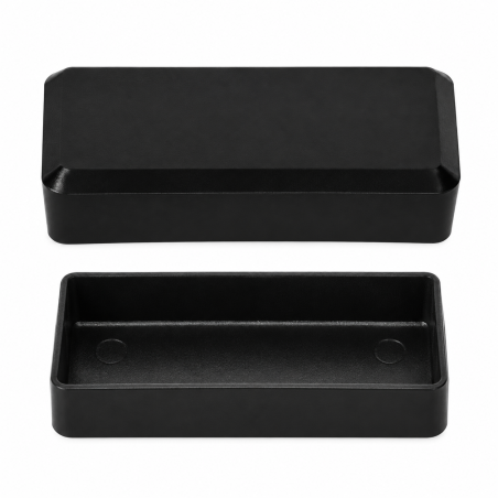 Rechteckige Außenkappe flach 30,3x5,3 mm Schwarz Rechteckige Außenkappe flach 30,3x5,3 mm Endkappe EMFA GmbH