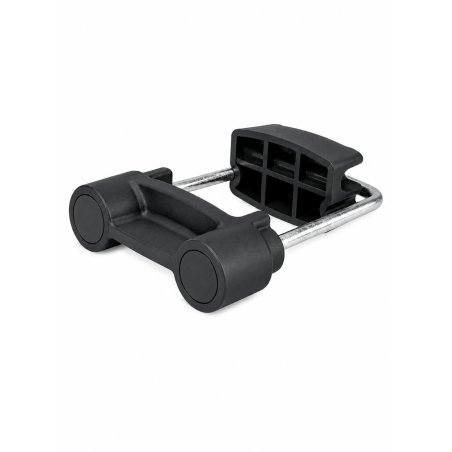 Klemmhalter für Doppelstabmatten mit Bügel 50x70 mm Schwarz Klemmhalter für Doppelstabmatten mit Bügel 50x70 mm Mattenhalter EMFA GmbH