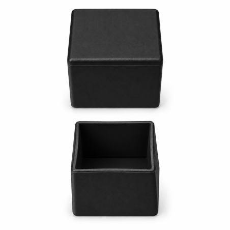 Quadratische Außenkappe flach 29,6x29,6 mm Endkappe EMFA GmbH