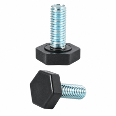 Sechskant-Stellfuß SW24 M10x20 - SW24 Nivellierfuß EMFA GmbH