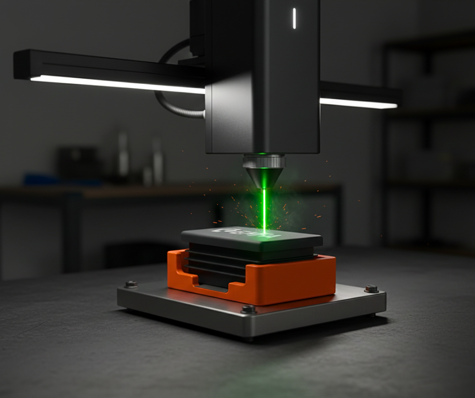 Marquage sur capuchons en PE