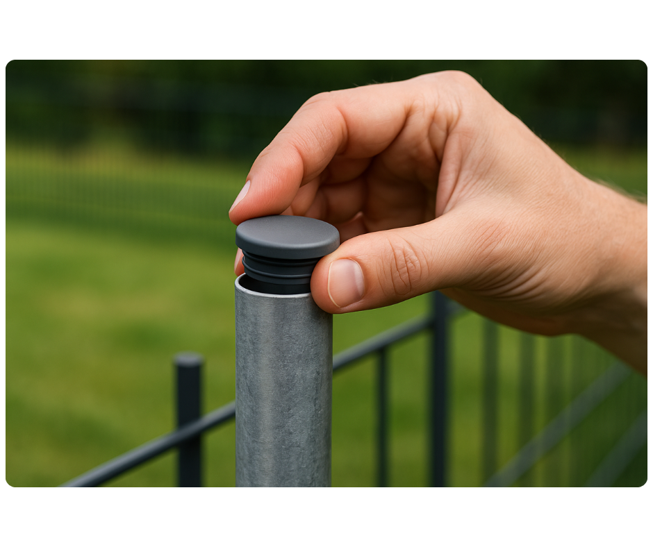 Lamellenstopfen rund Anwendung